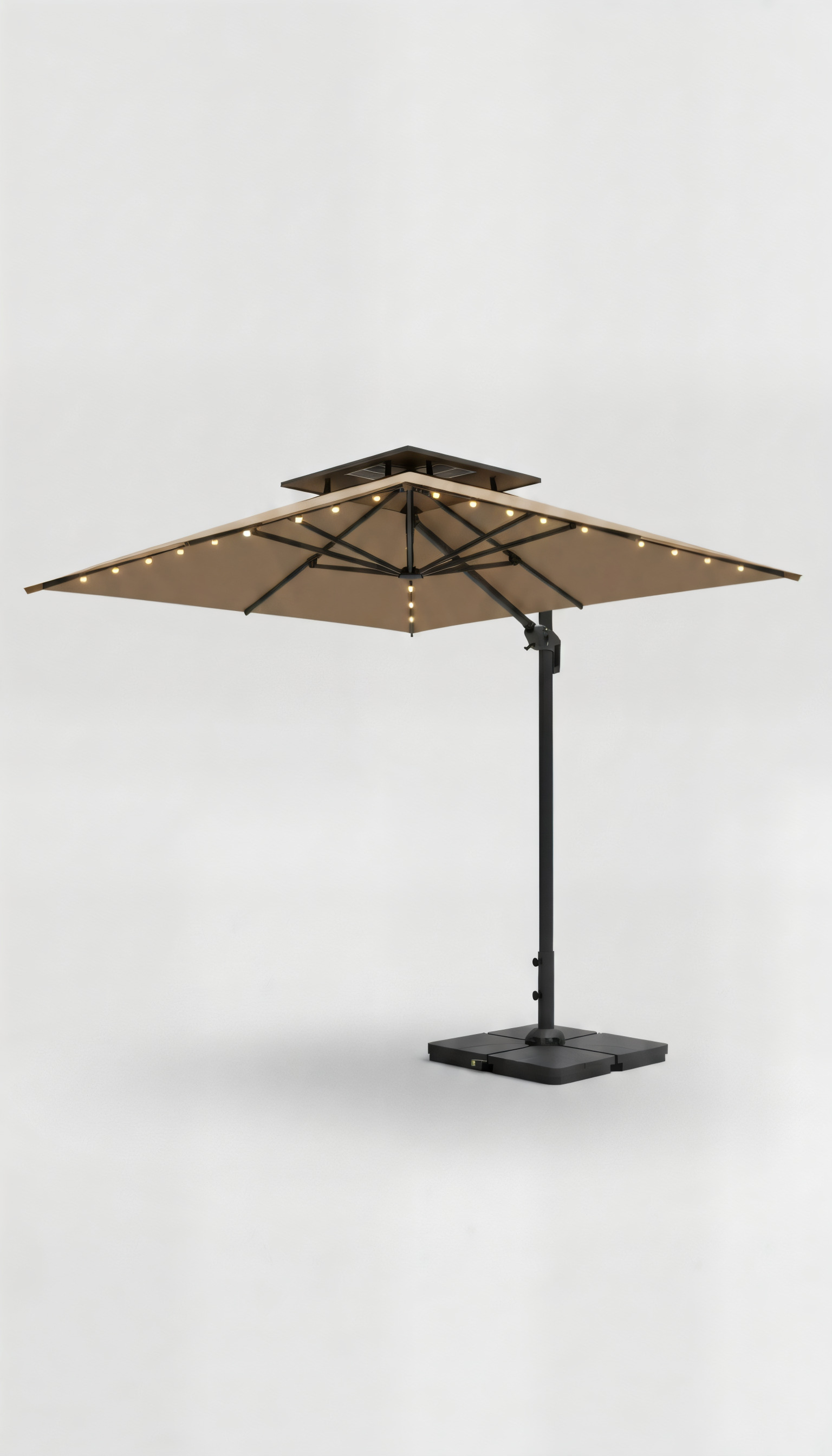 Chapéu LED Solar — em destaque